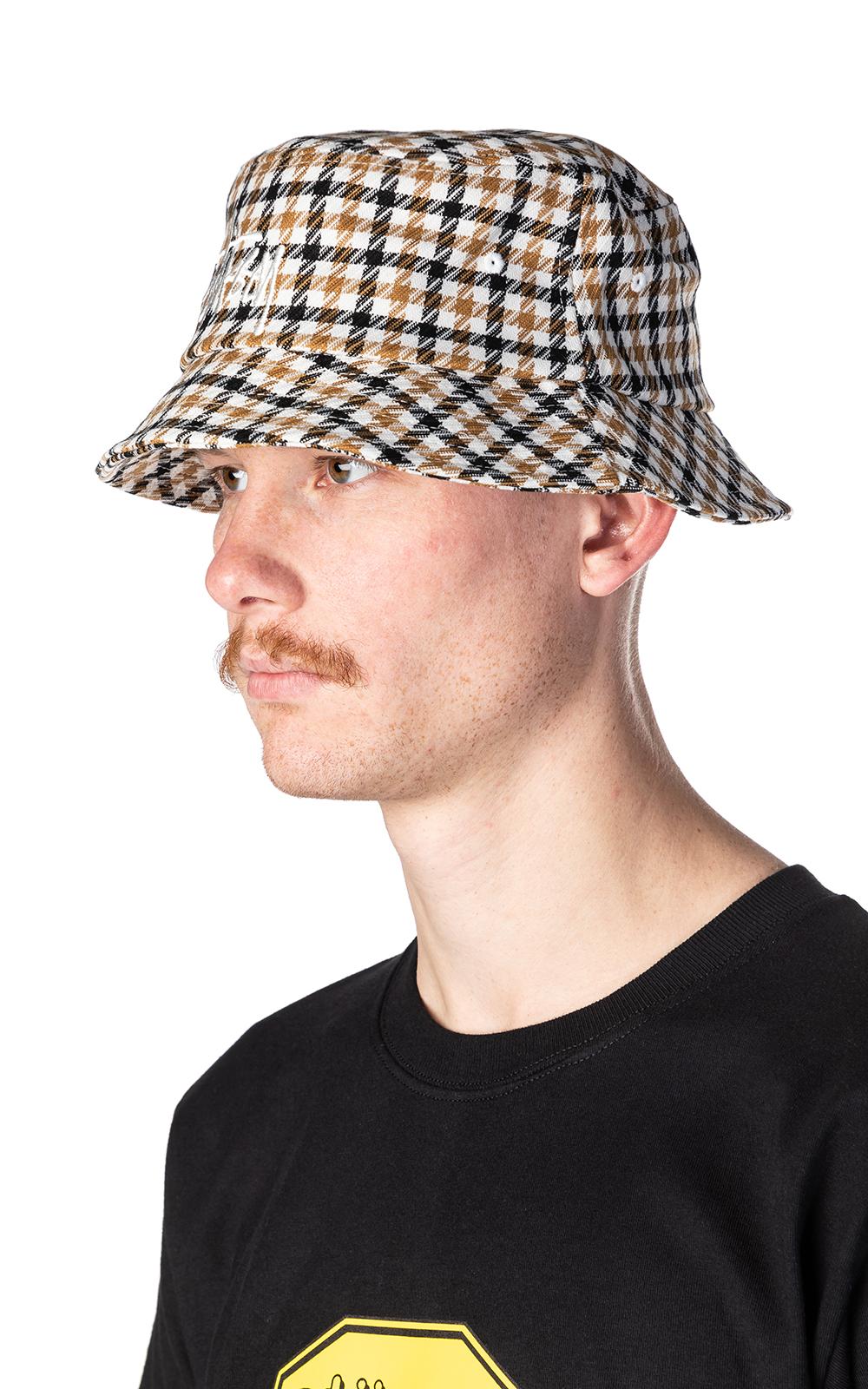 stussy plaid bucket hat