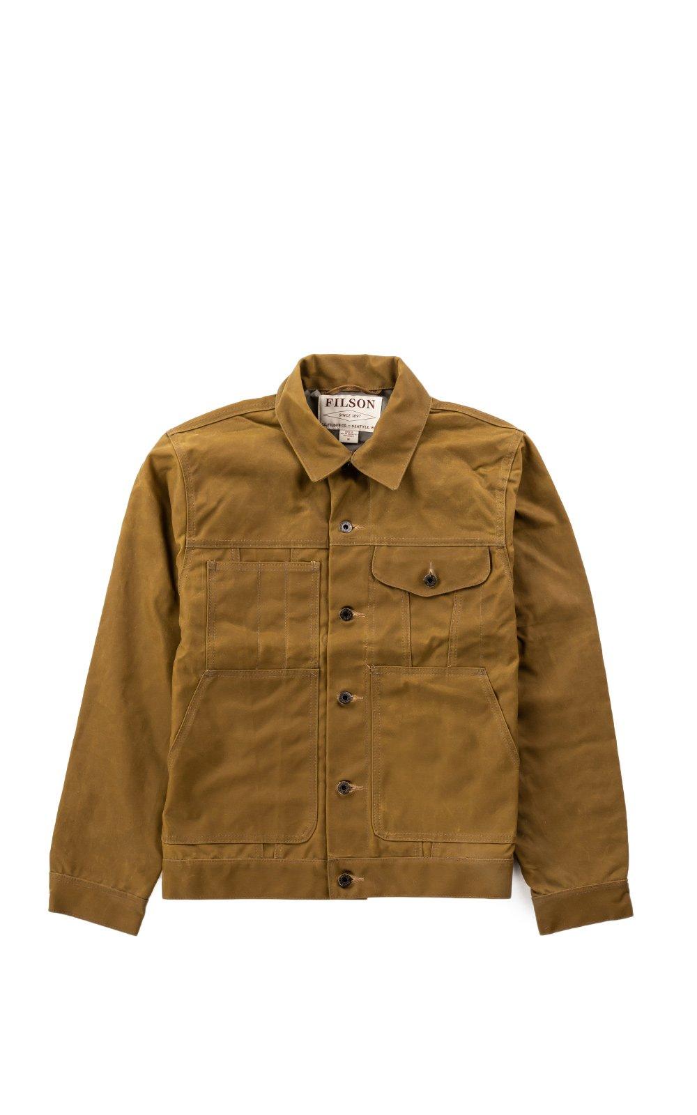 Filson Short Lined Cruiser Jacket Dark Tan in Brown for Men - Lyst