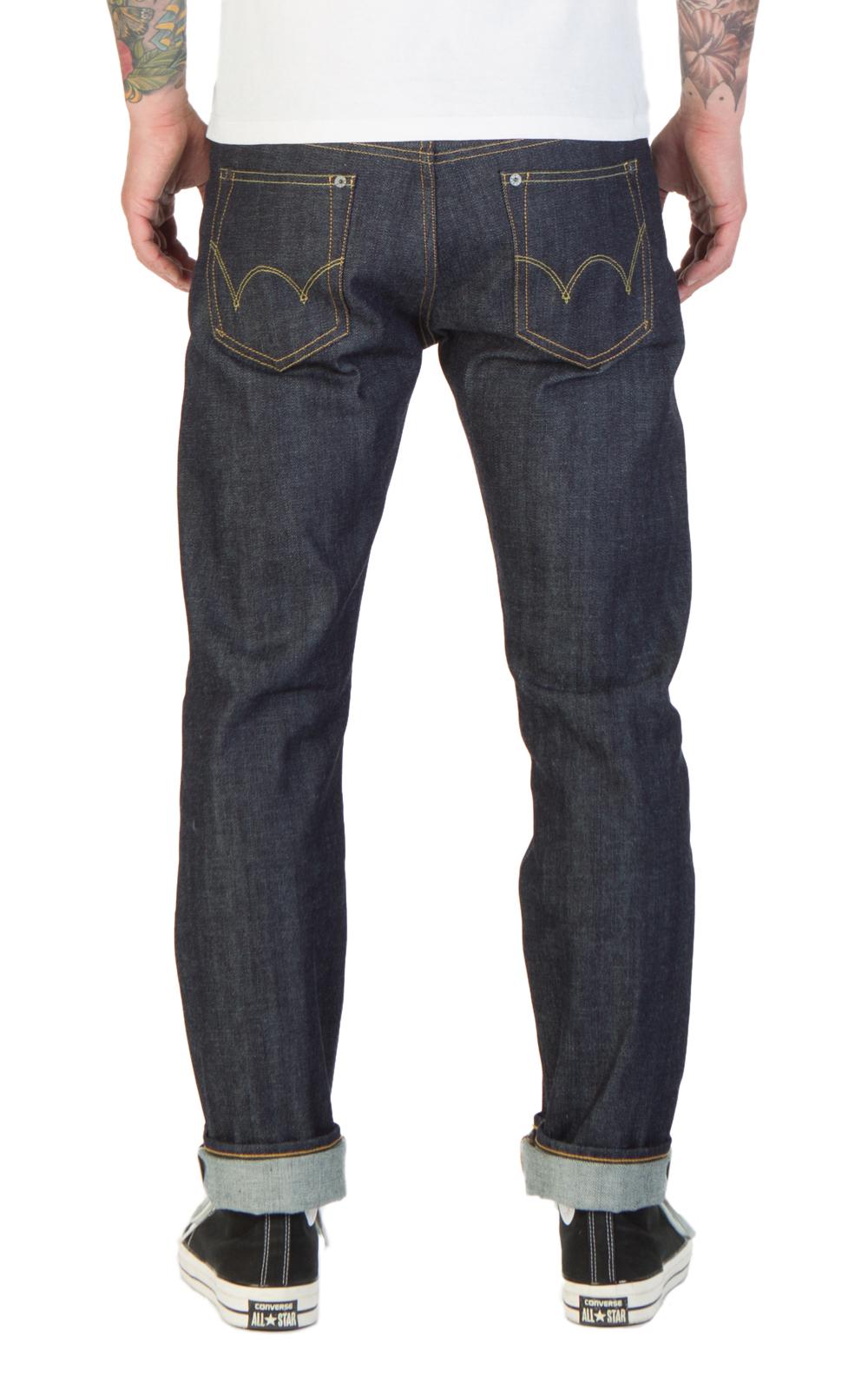 Edwin X Blitz Ed-71 Red Listed Selvage Denim Blue Unwashed for Men - Lyst