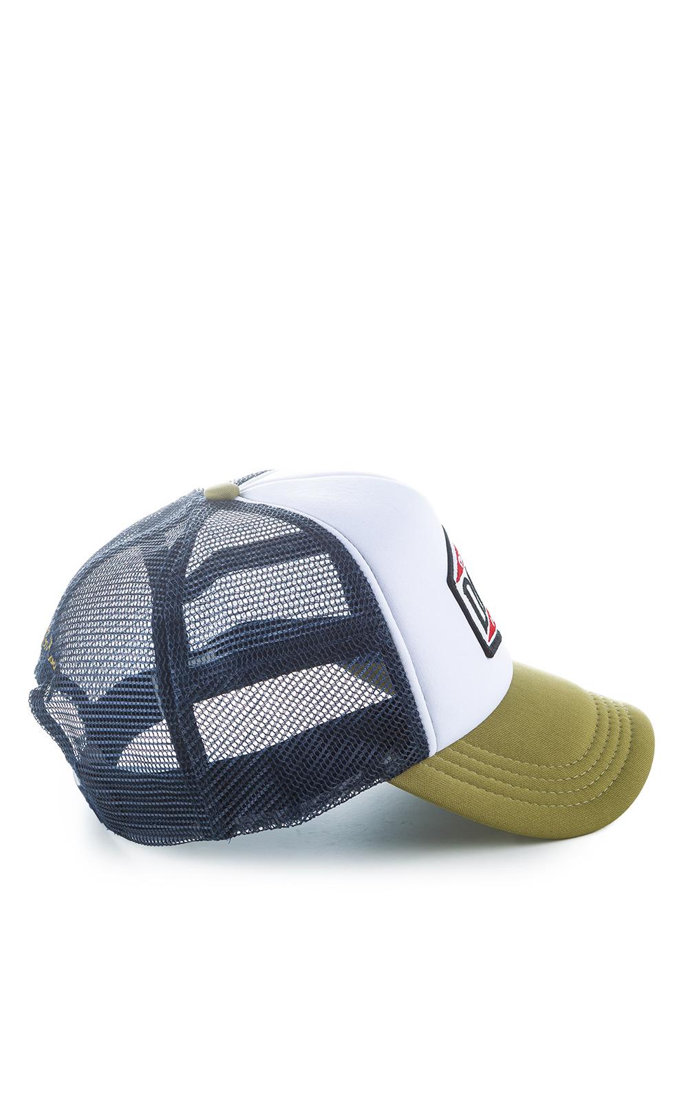New Deus Ex Machina Men/'s American Twin Trucker Cap Lace Mesh Yellow