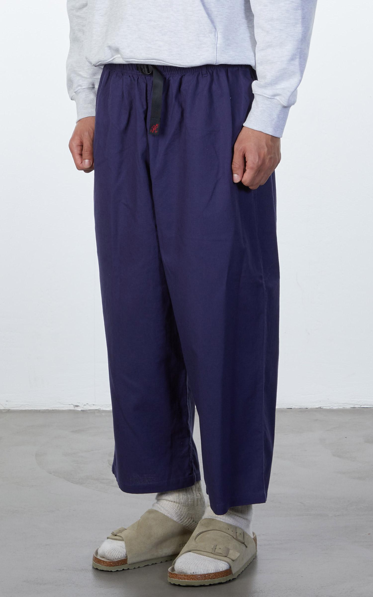 Gramicci Linen Balloon Pants Ink Blue 