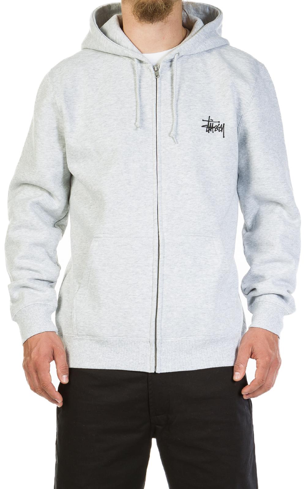 basic stussy zip hood