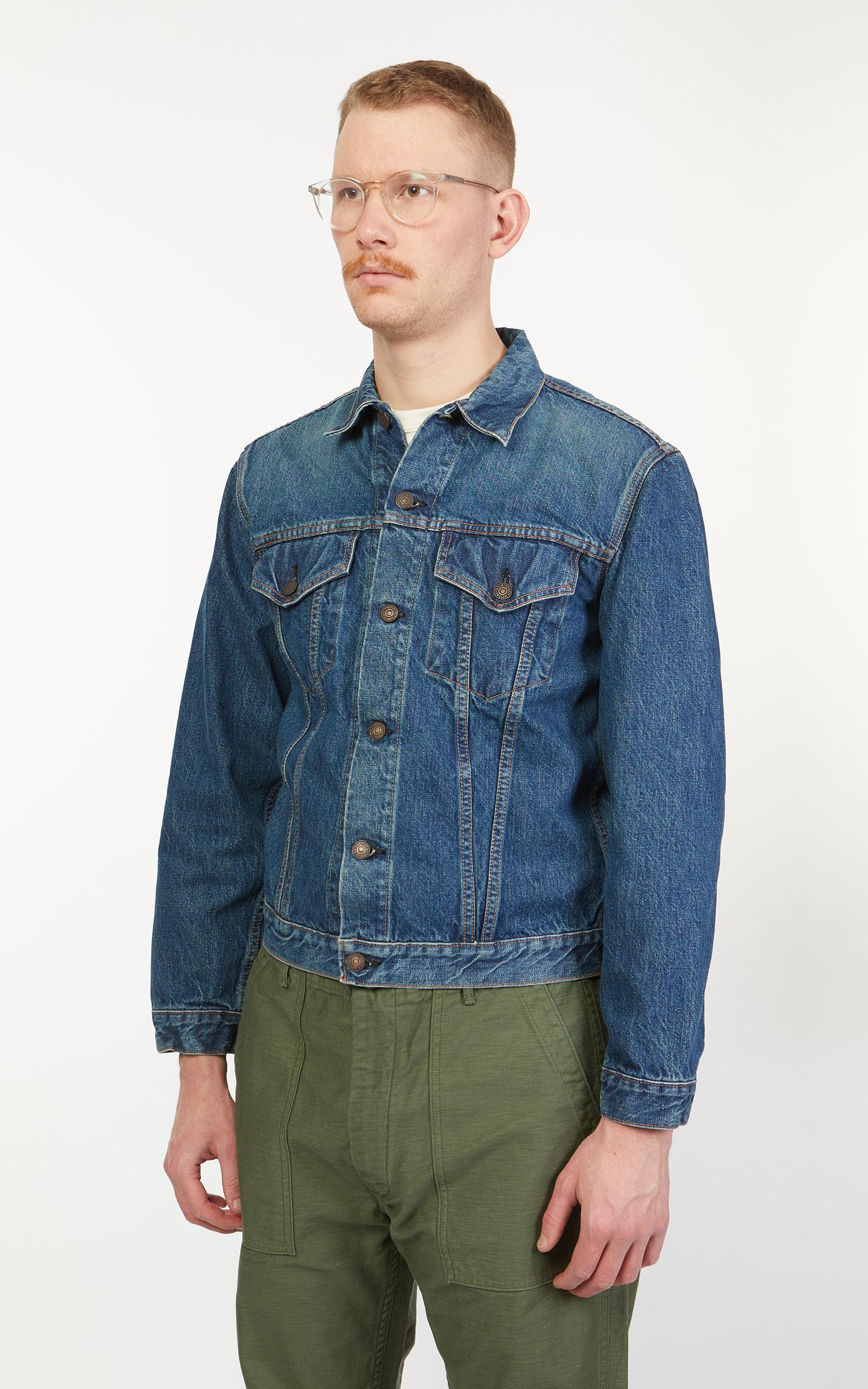 Orslow 60s Denim Jacket Used in Blue 