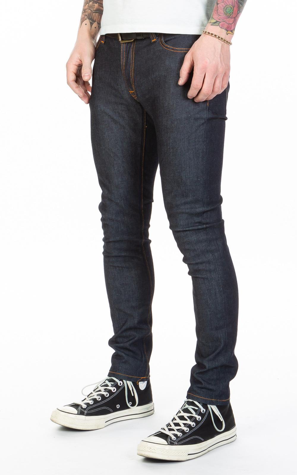 Nudie Jeans Cotton Skinny Lin Dry Power 12.5oz in Blue for Men | Lyst