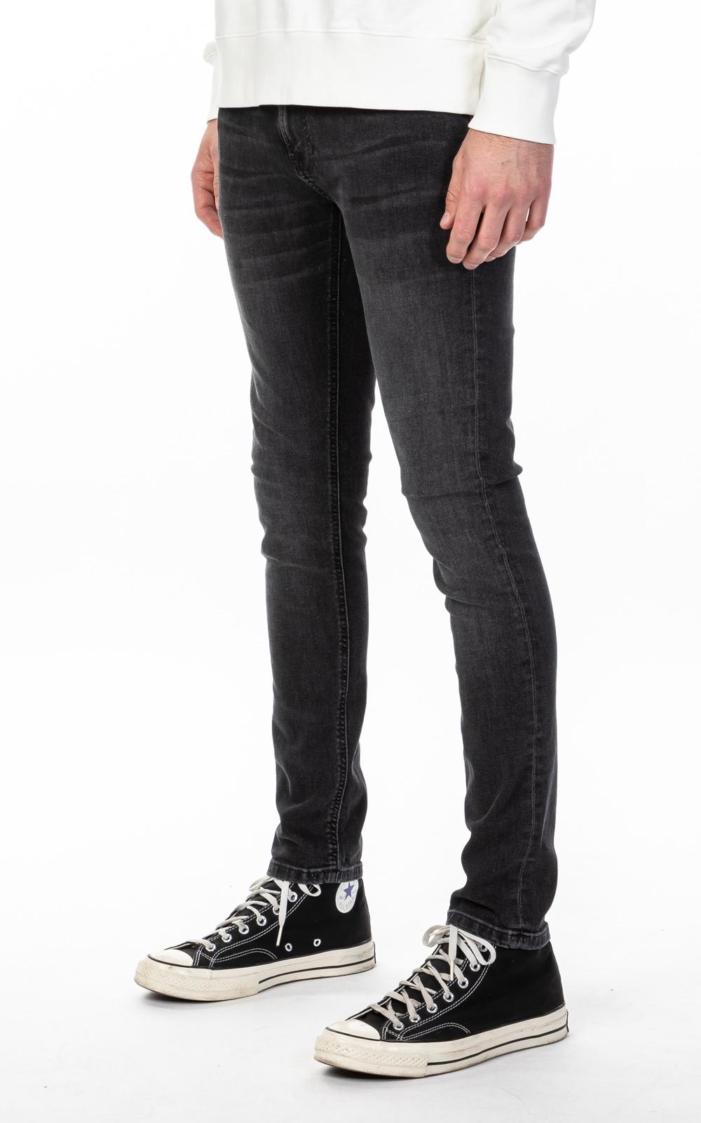 nudie jeans tight terry black