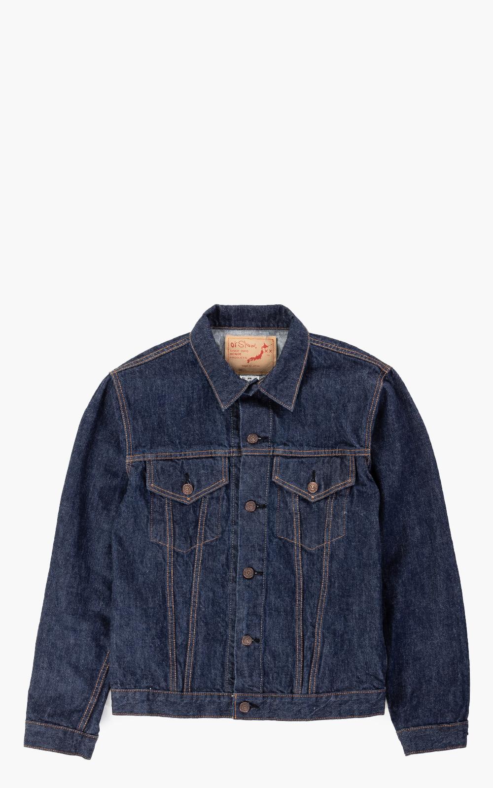 Orslow 60s Denim Jacket One Wash Indigo 