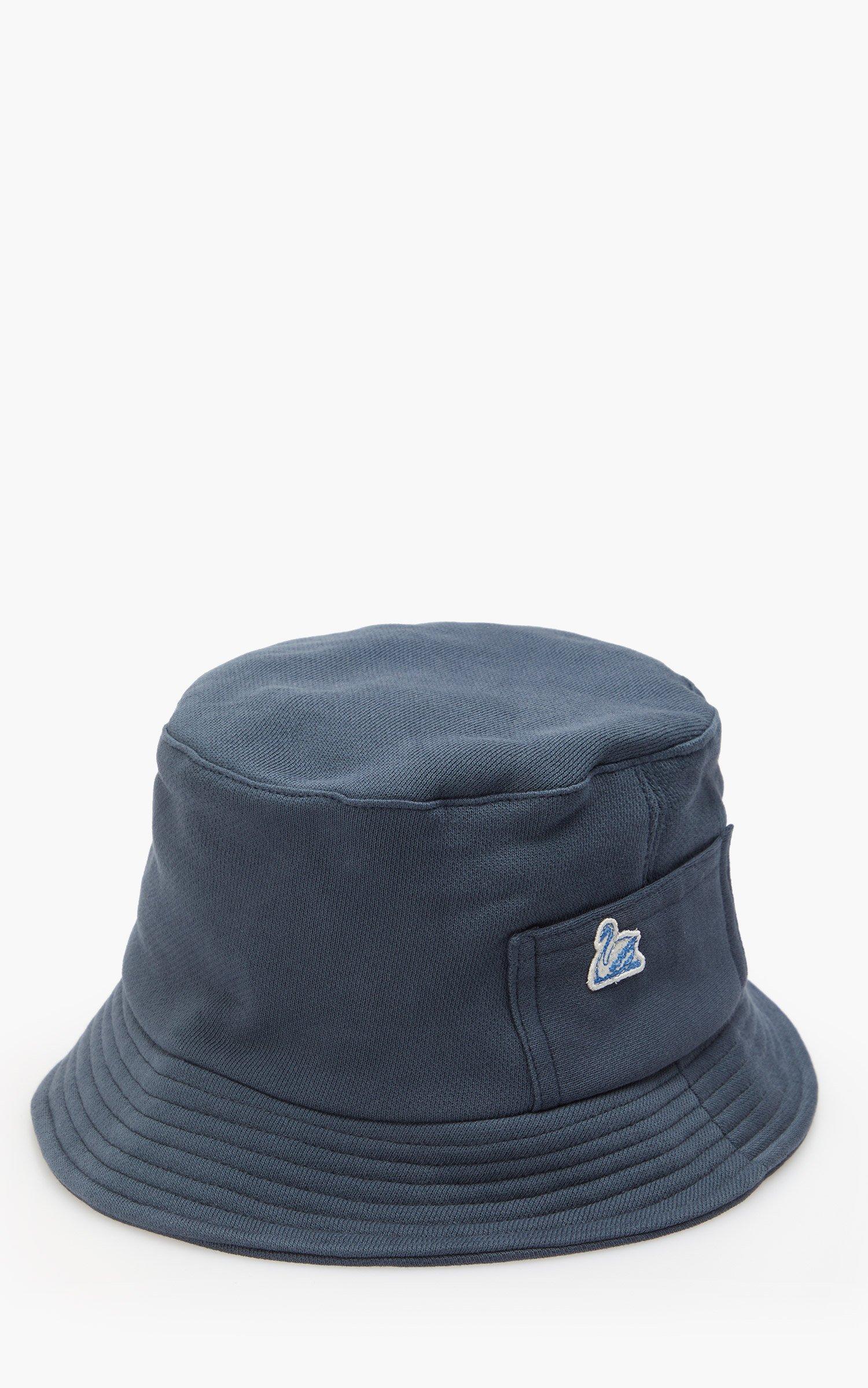 Merz B. Schwanen Bucket Hat Denim in 