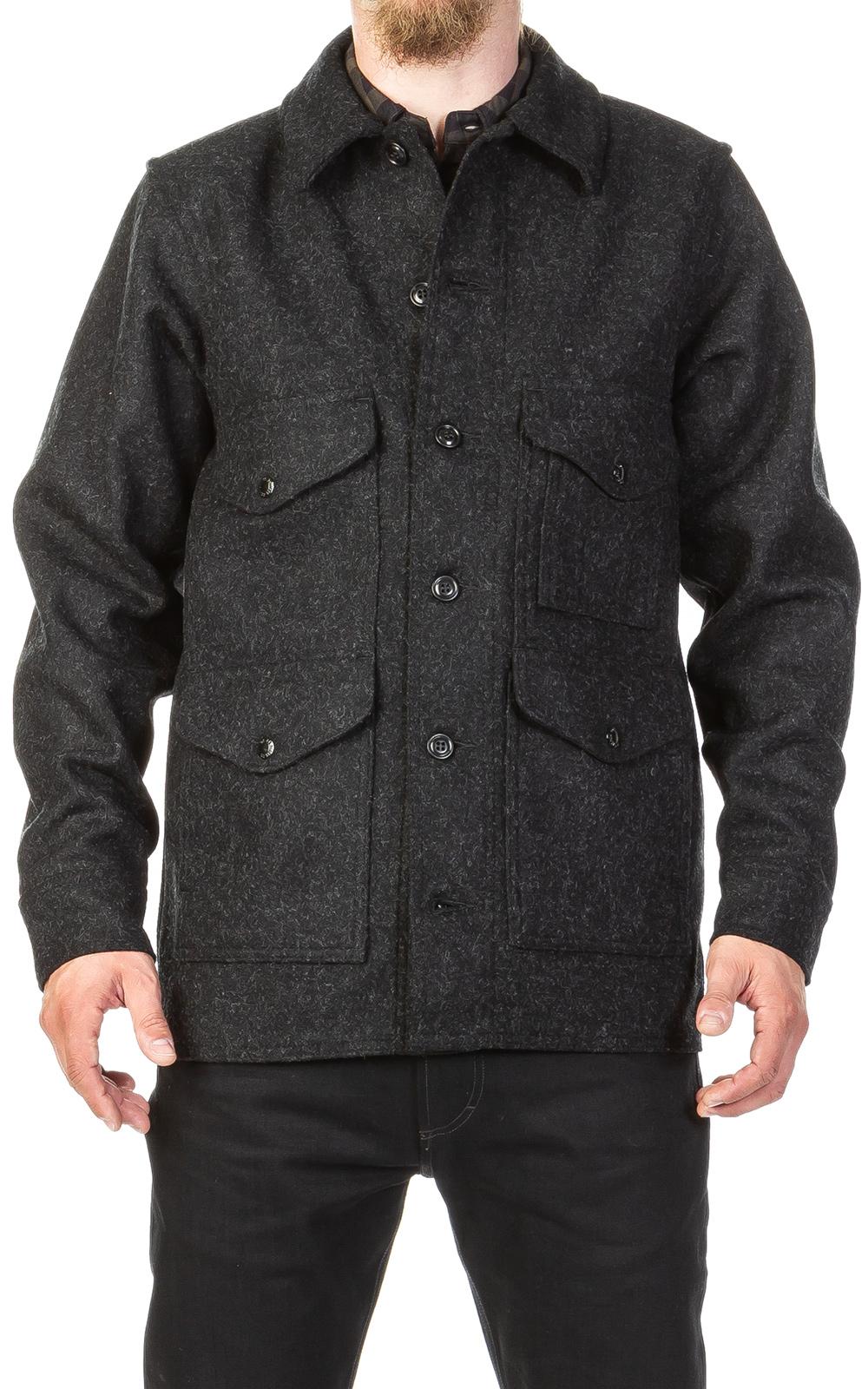 Filson Wool Mackinaw Cruiser Charcoal in Black, Grey (Grey) for Men Lyst Canada