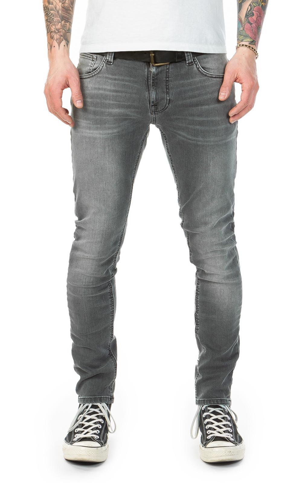 Nudie Jeans Mens Tight Terry Mid Grey Pwr