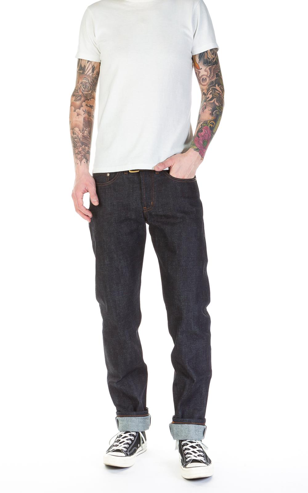 deep indigo rigid selvedge