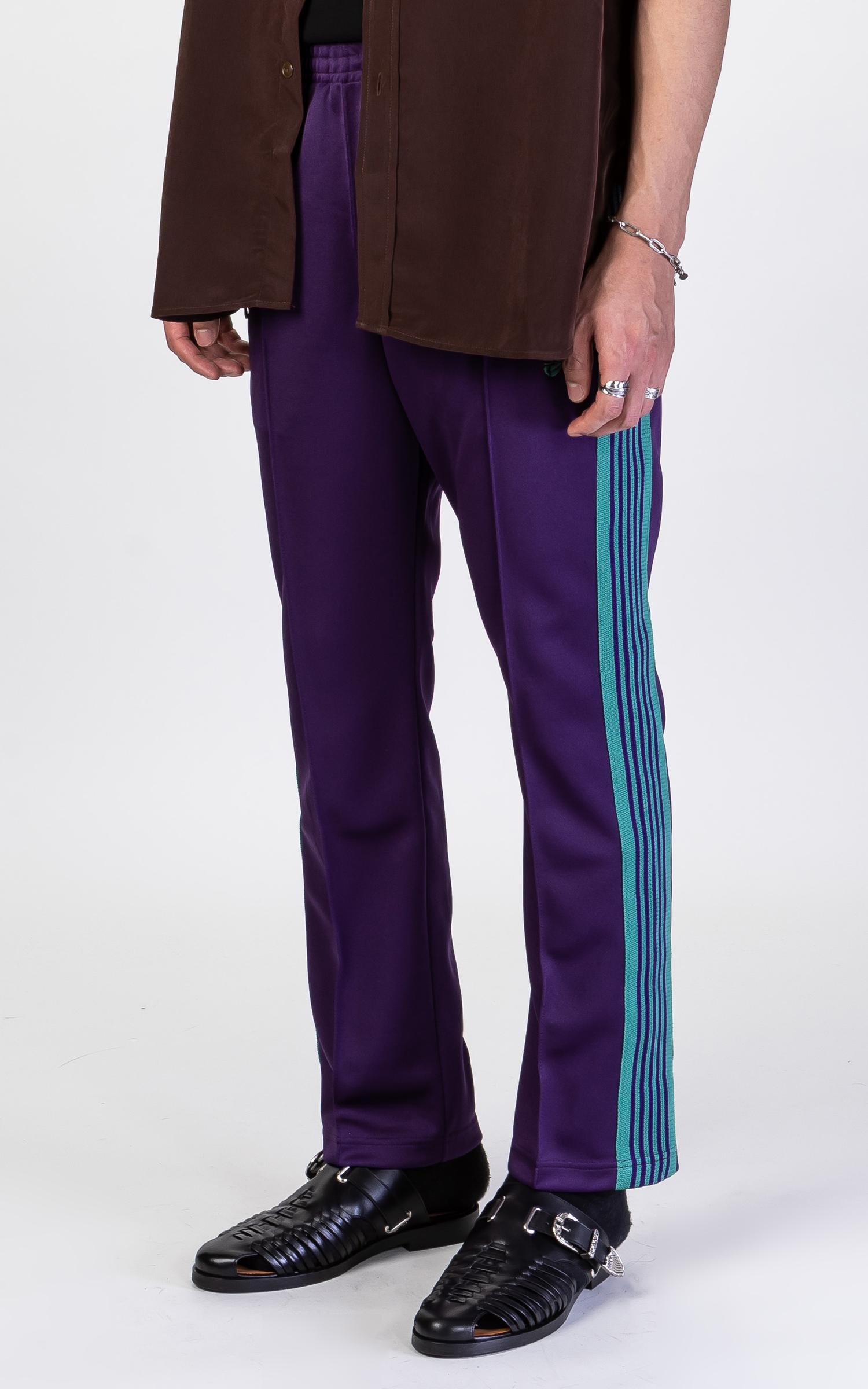 Needles Synthetic Narrow Track Pant Poly Smooth eggplant in Purple for Men  | Lyst Canada