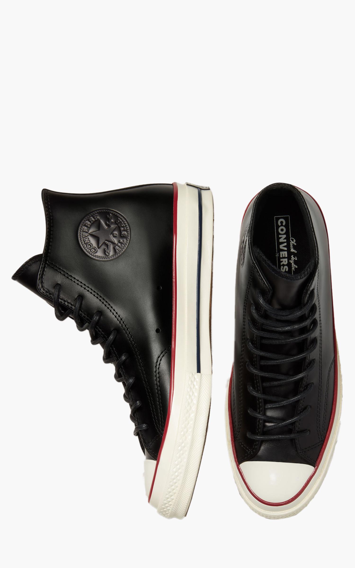 Converse Chuck 70 Classic High Top Leather Black for Men | Lyst