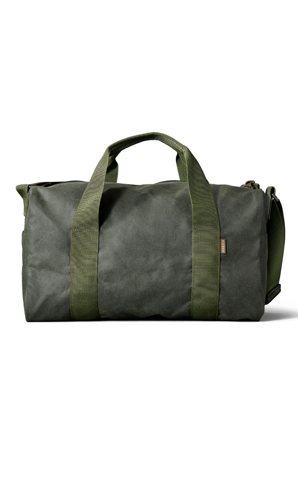 small tin cloth field duffle bag