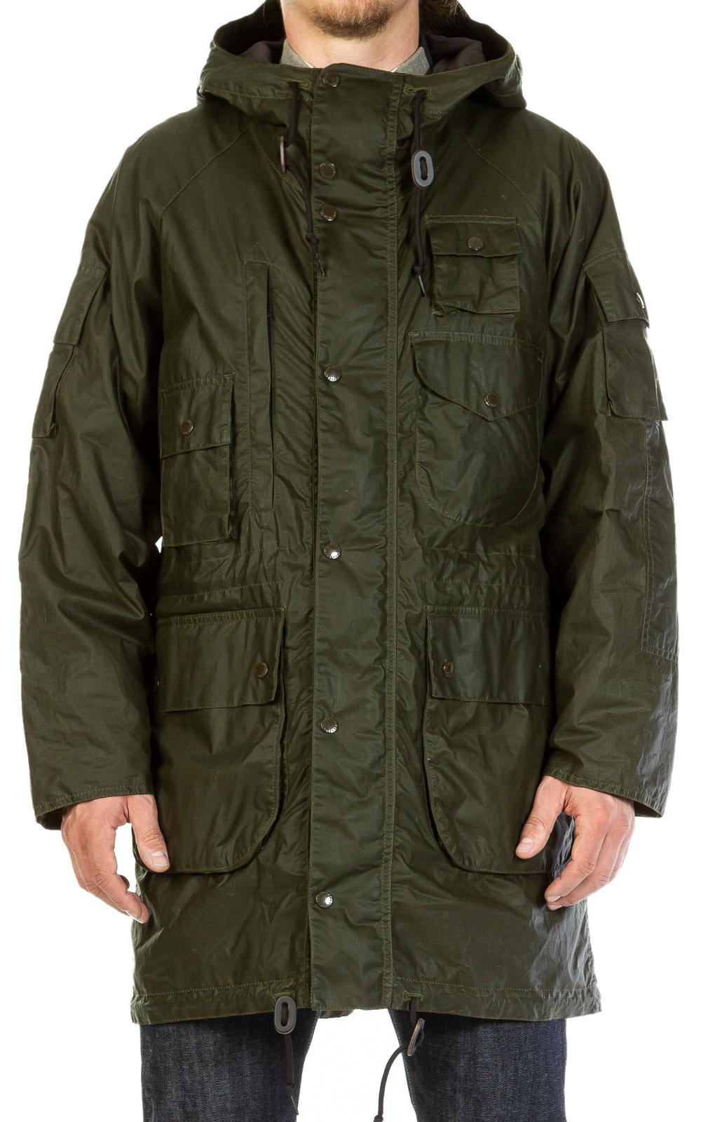 Barbour Cotton X Engineered Garments Zip Parka Archive Olive in Green for  Men | Lyst Canada