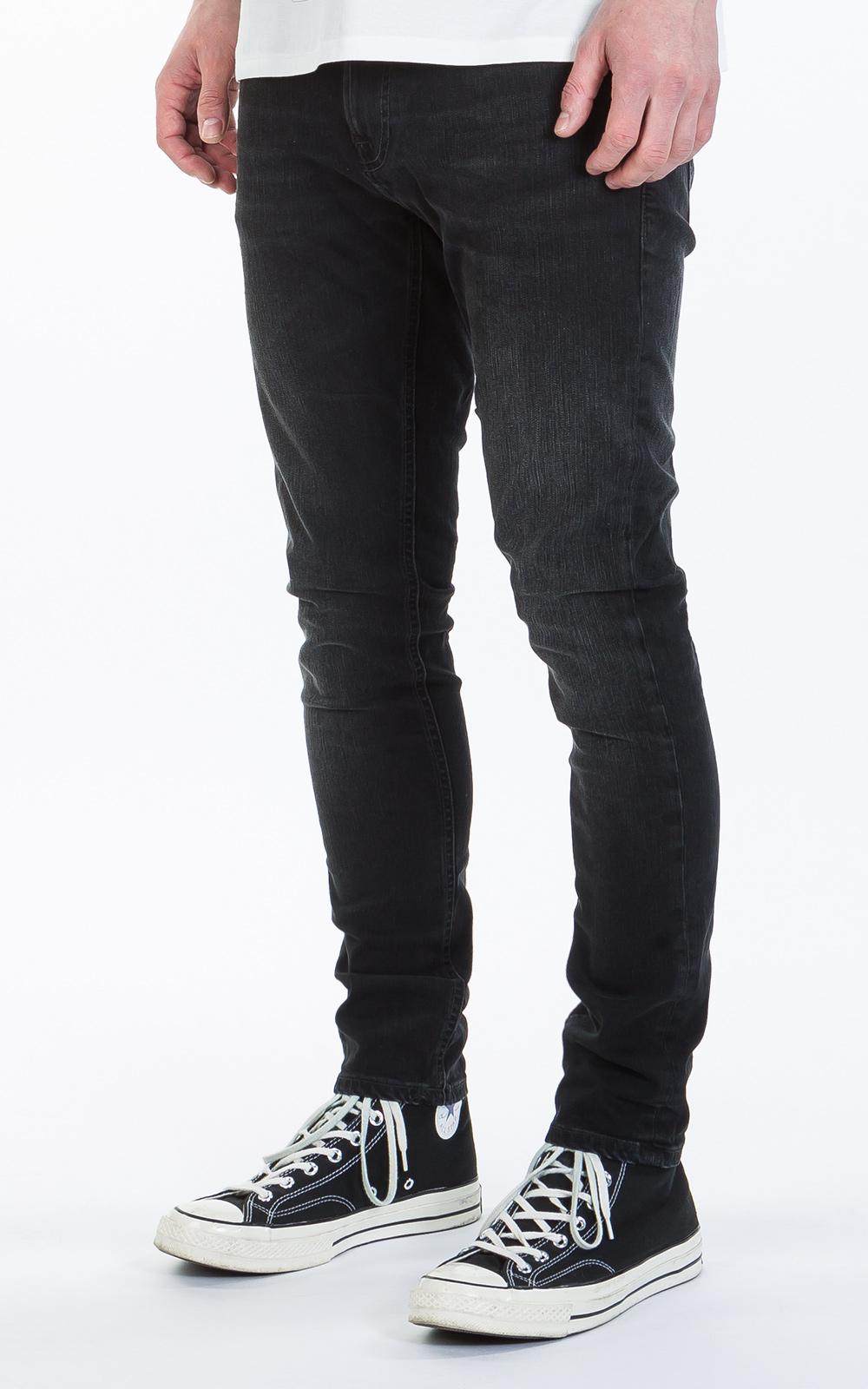 nudie jeans tight terry black
