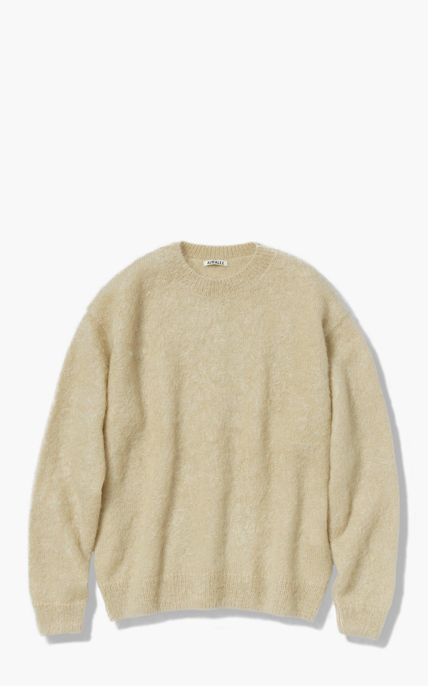 セール オーラリー 22SS SUPER AIRY WOOL KNIT P O 4 asakusa.sub.jp