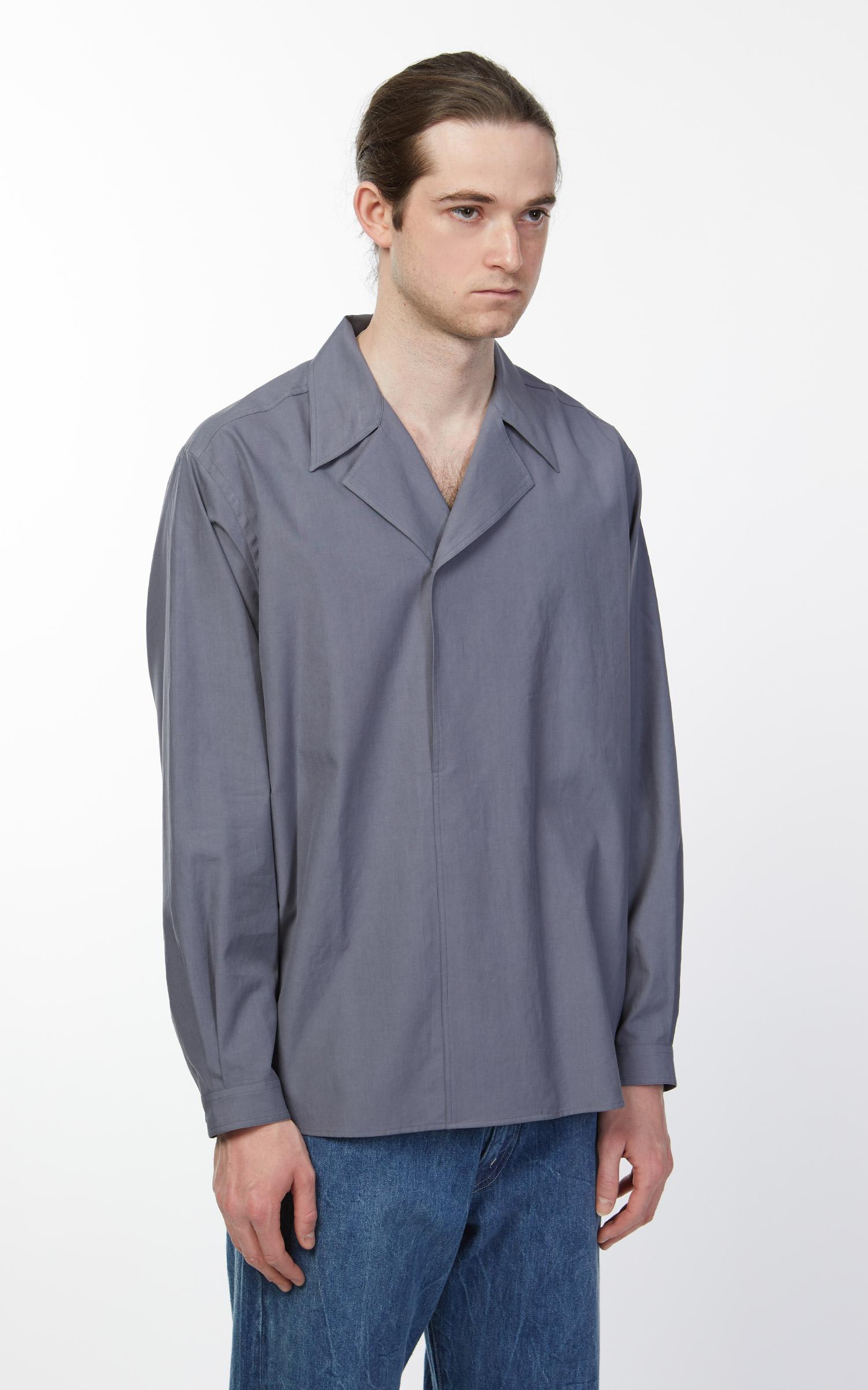 常田着AURALEE WASHED FINX TWILL SHIRTS | gulatilaw.com