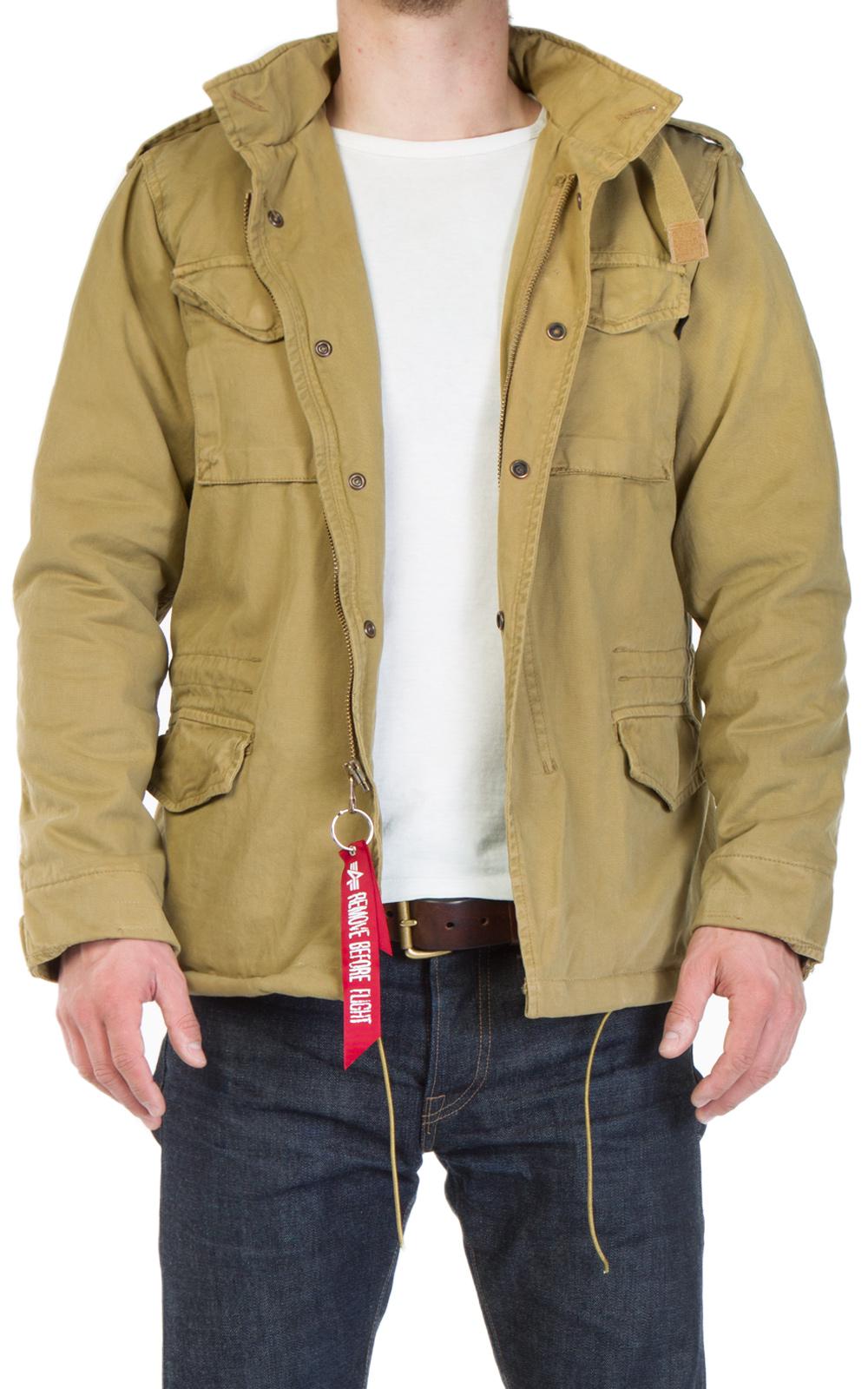 alpha m denim jacket