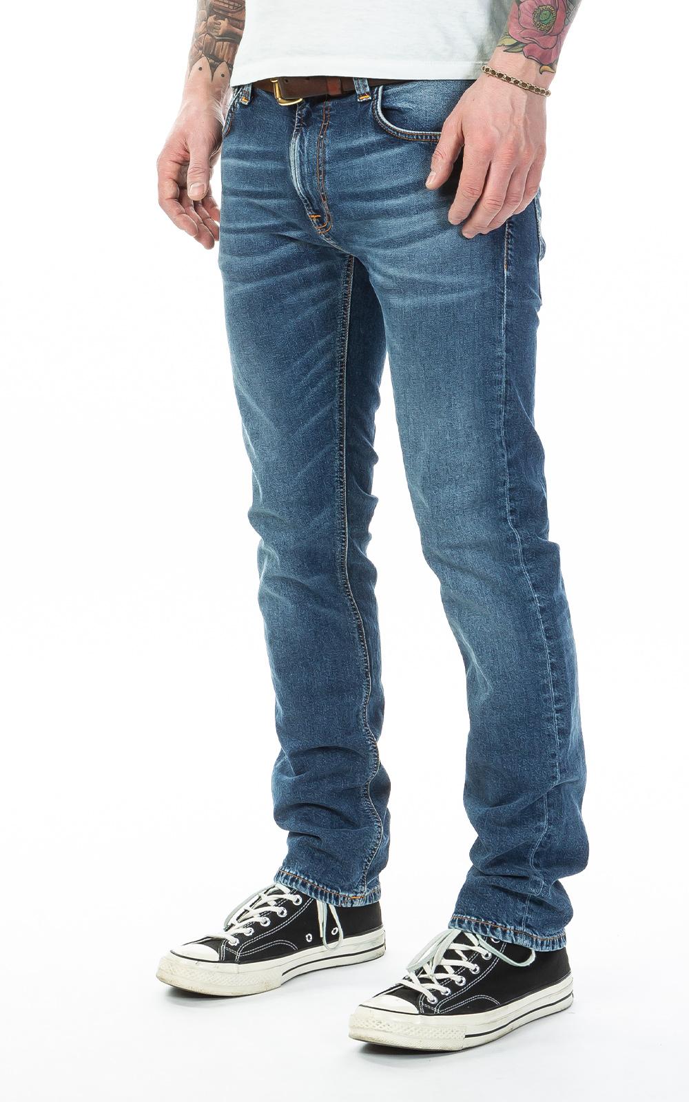 thin finn mid blue ecru