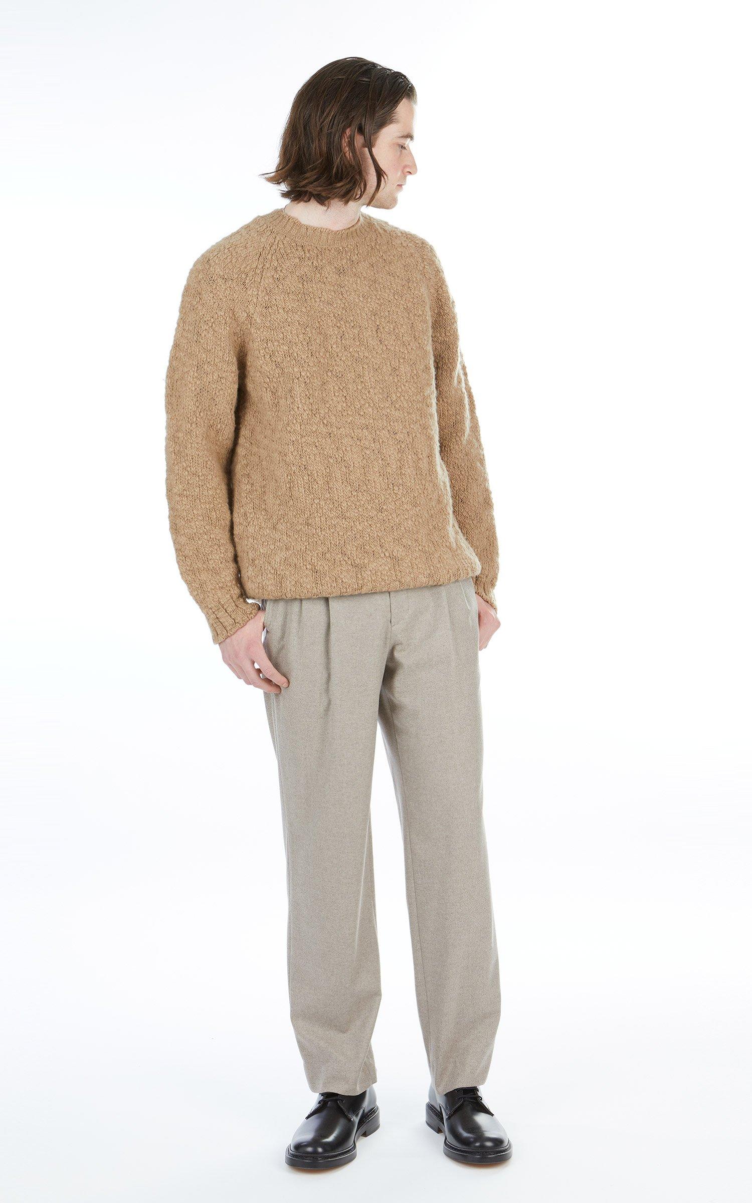 auralee wool cashmere flannel jacket