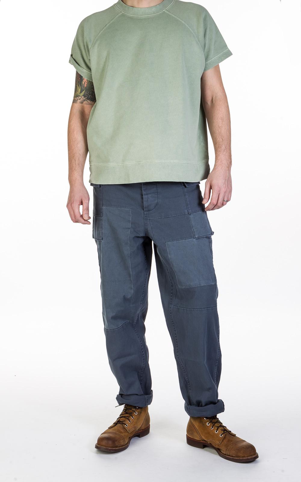 Nigel Cabourn Cotton Lybro Usmc Combat Pant Washed Blue for Men | Lyst