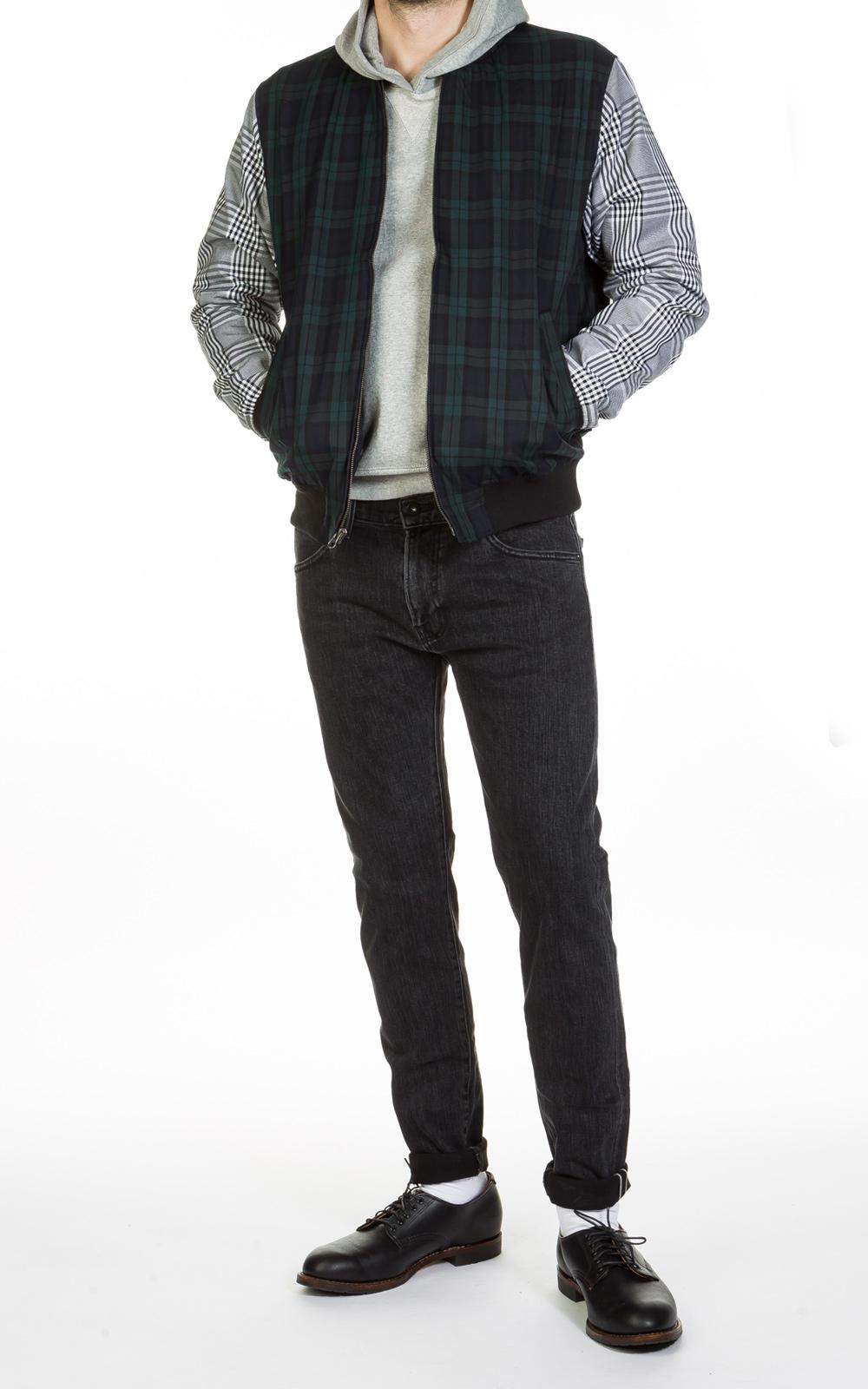 stussy mixed plaid bomber jacket - Maskim Kompozit ÃœrÃ¼nler