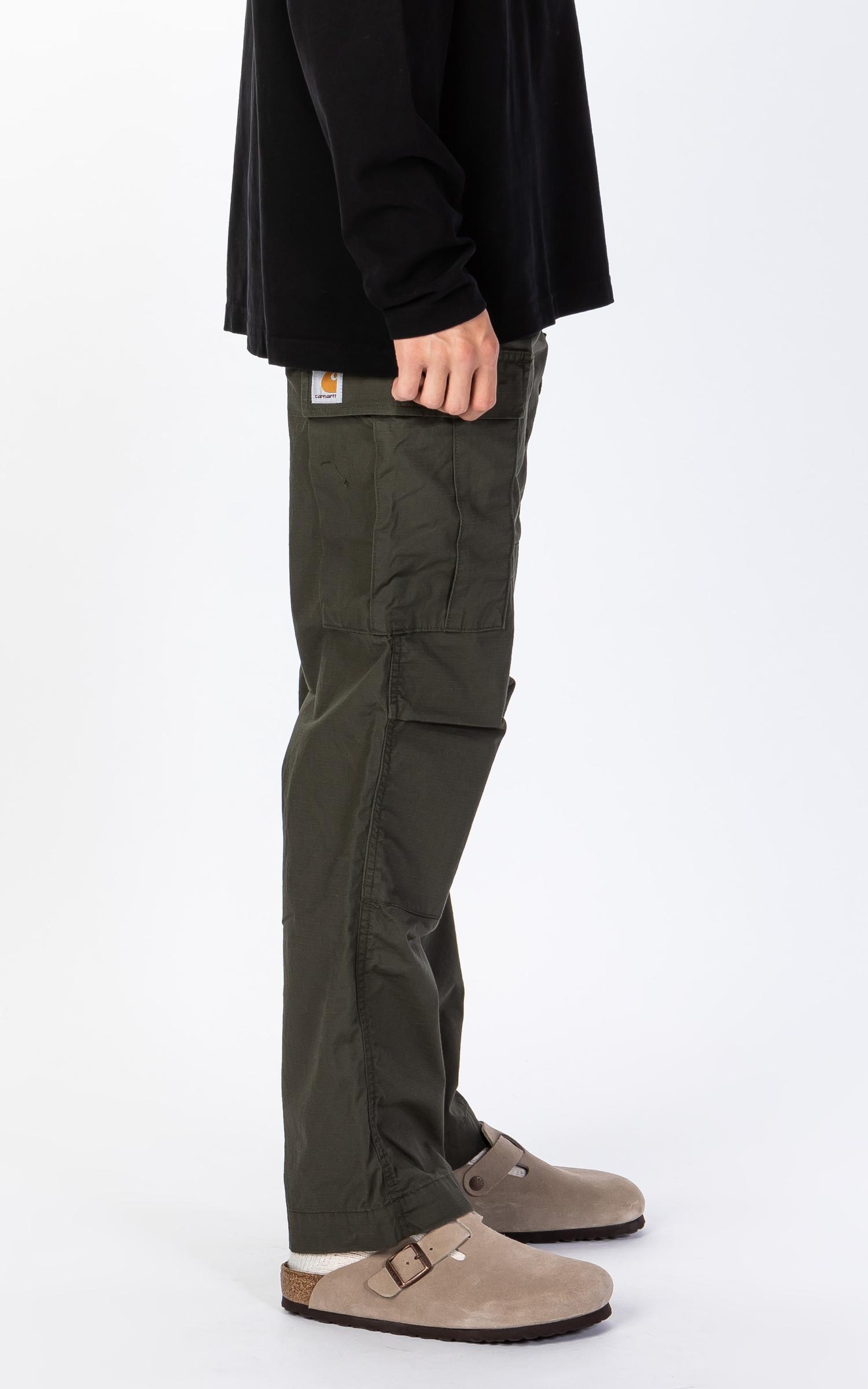 Carhartt WIP Cotton Regular Cargo Pant Cypress Rinsed in Olive, Green  (Green) for Men | Lyst UK