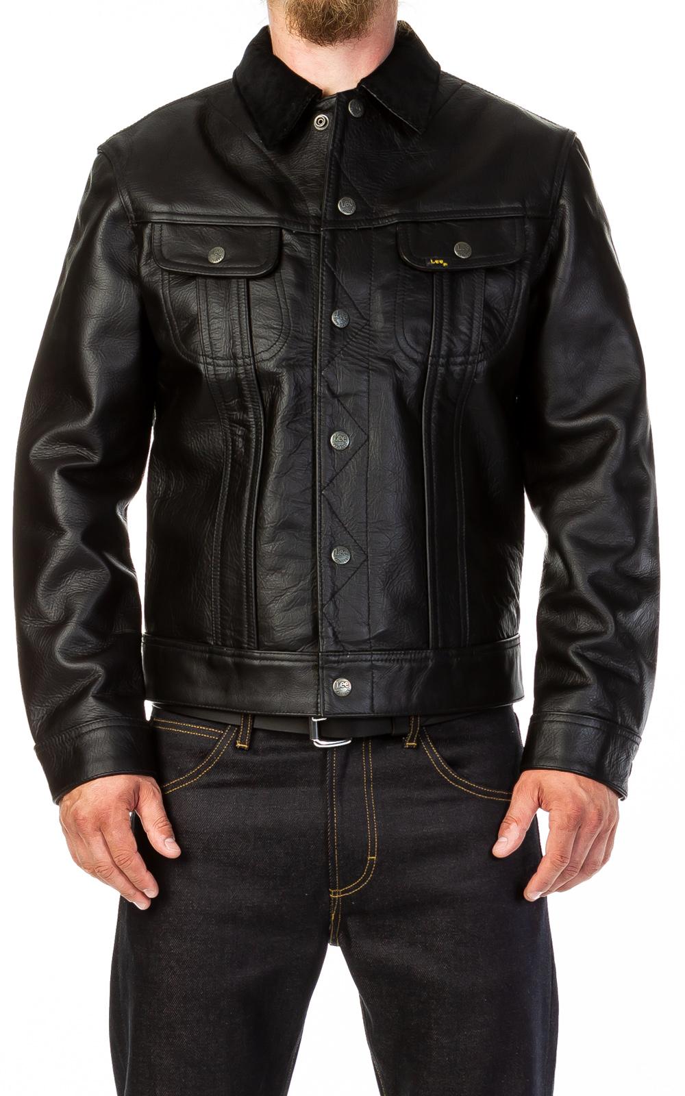 lee 101 leather storm rider jacket