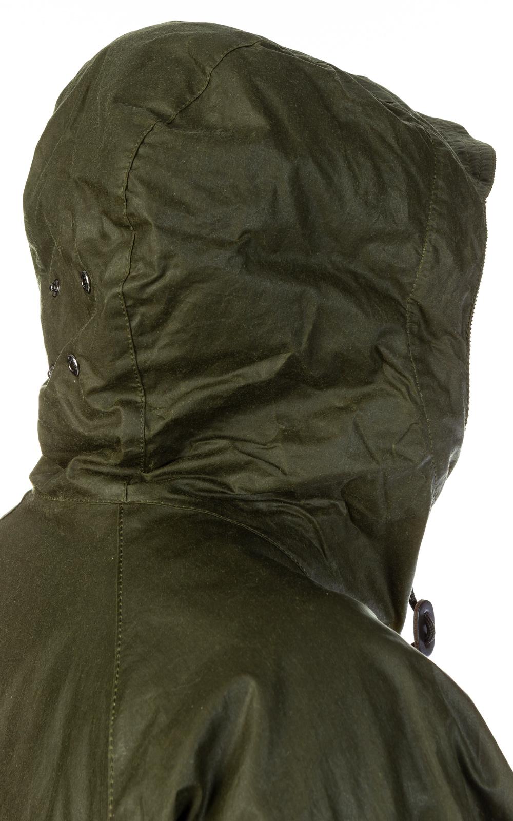 barbour zip parka