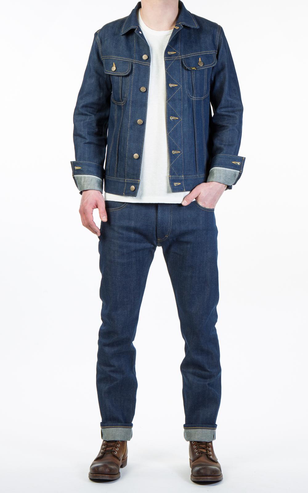 lee selvedge denim jacket