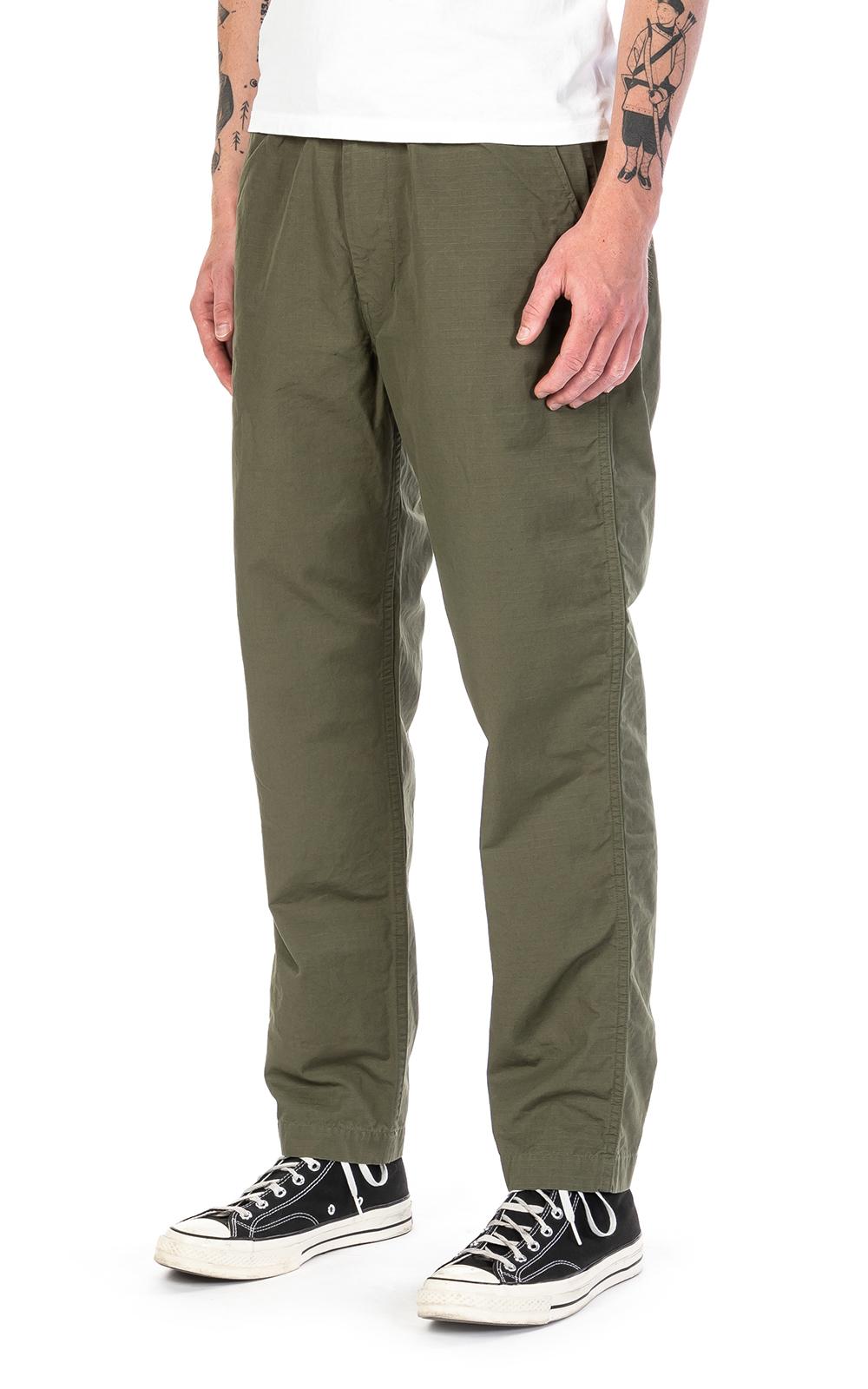 Orslow Cotton New Yorker Pants Army Green for Men - Lyst
