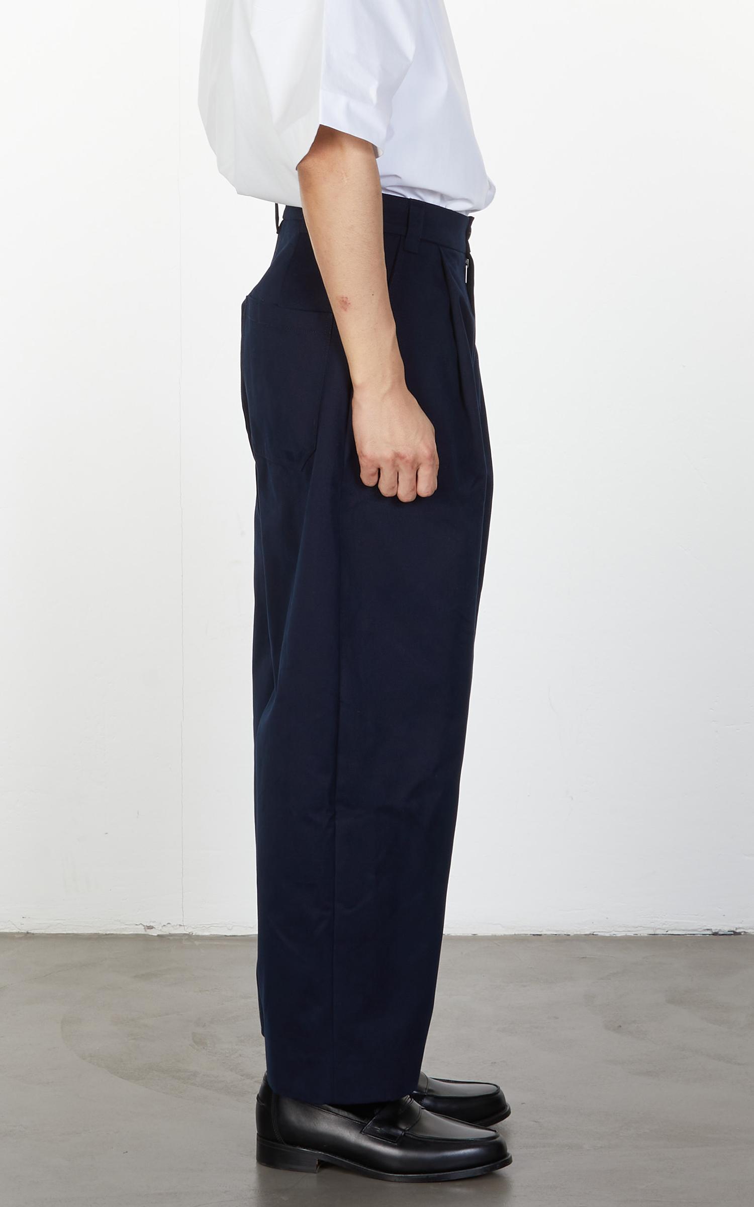 Studio Nicholson Cotton Sorte Pant Dark 
