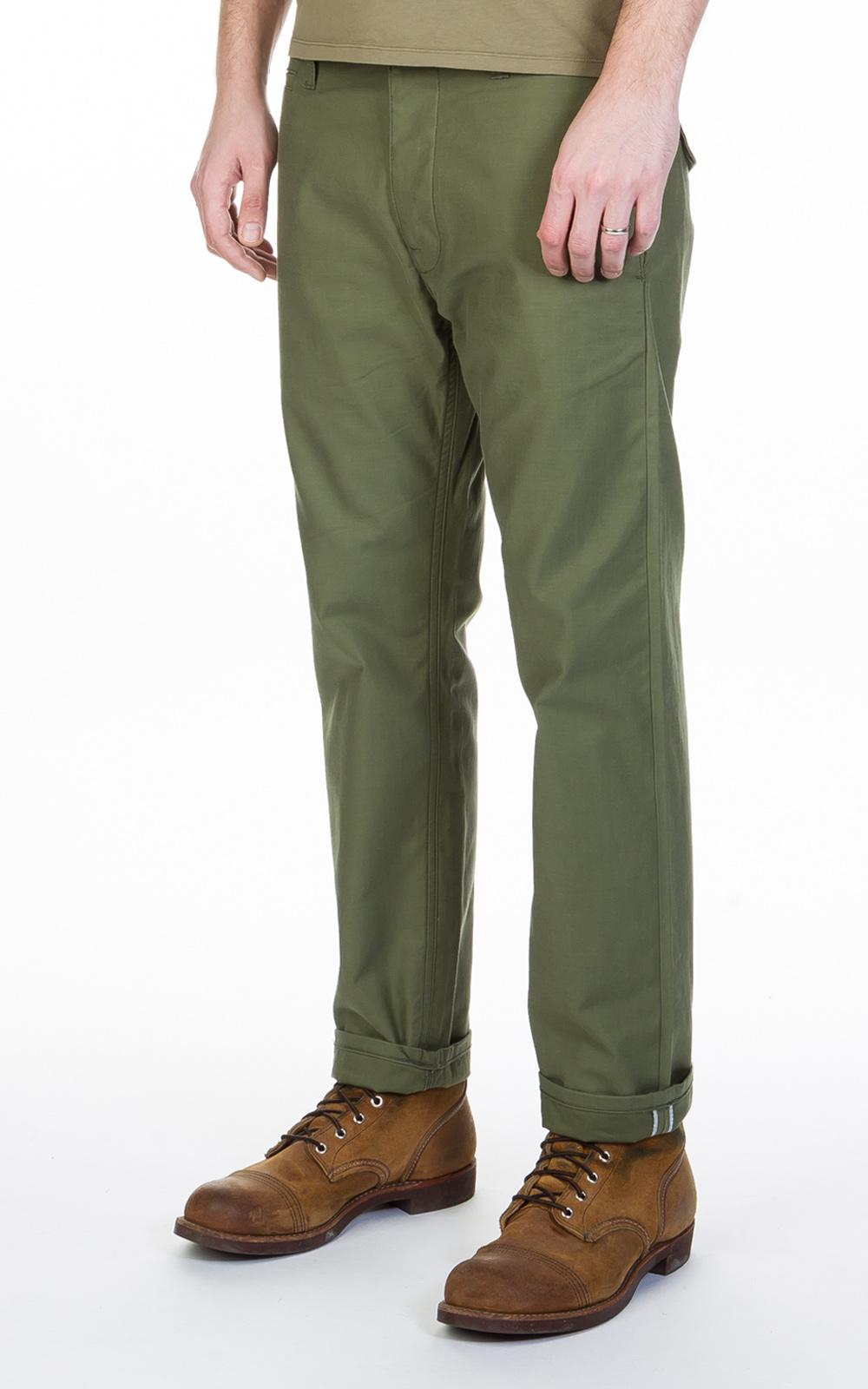 regular anton army sateen selvage