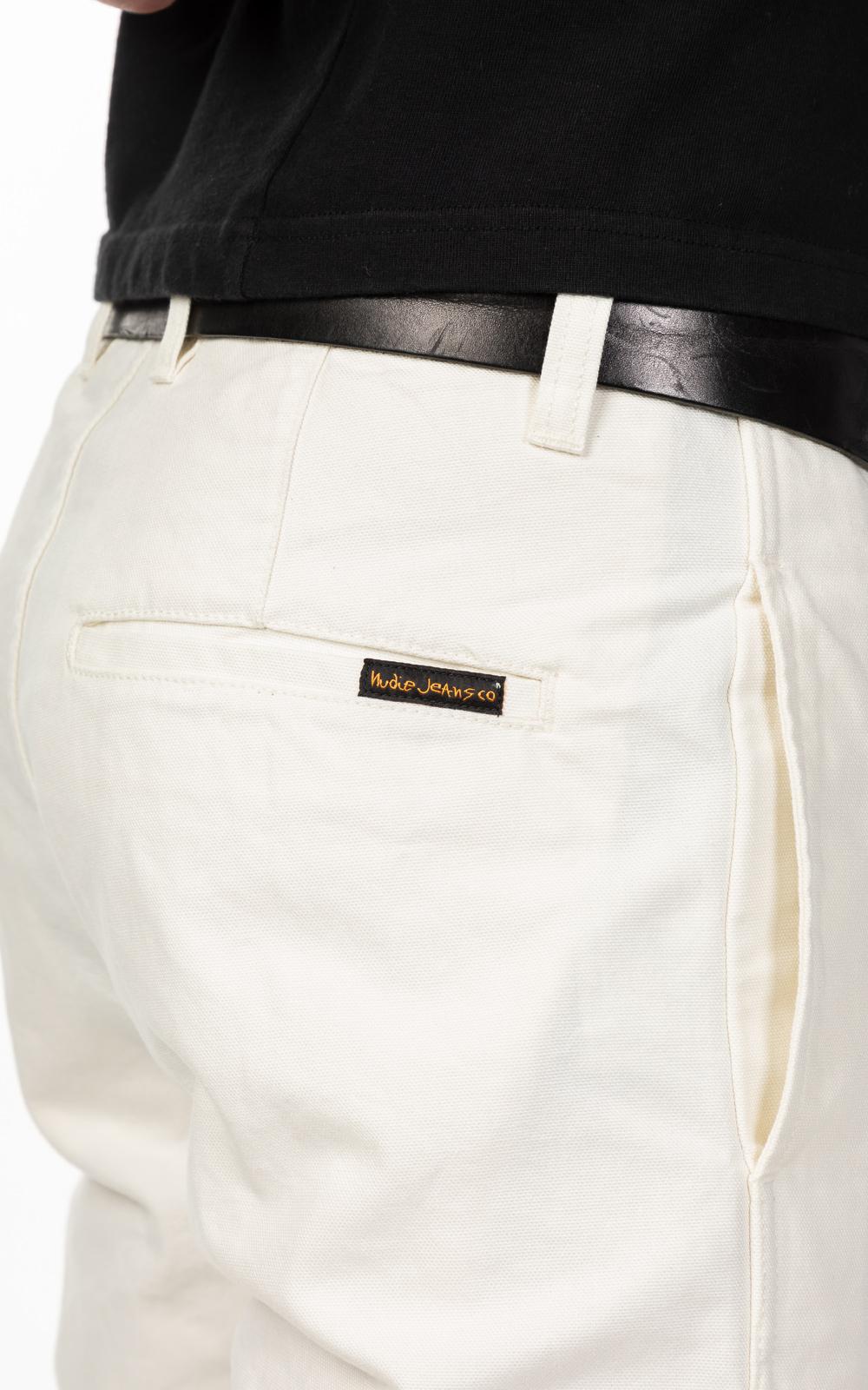 Nudie Jeans Mens Loose Alvar Milk