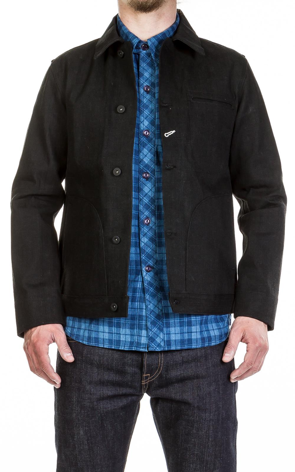 Rogue Territory Cotton Supply Jacket Stealth Black Selvedge 15oz for ...