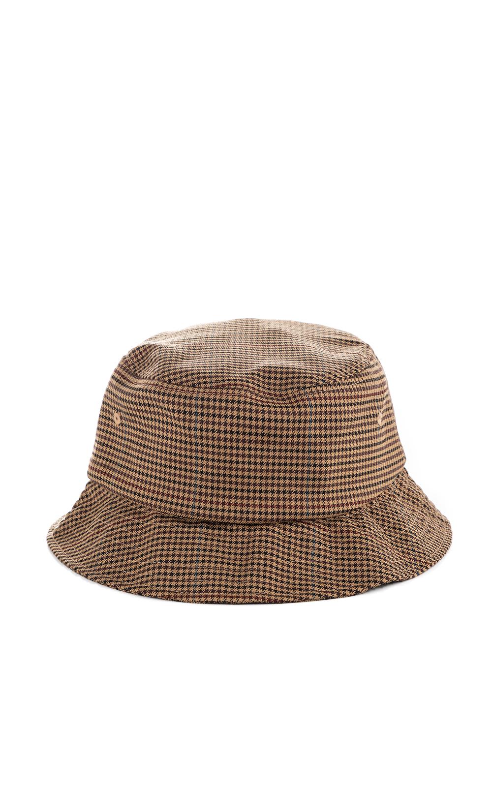 check bucket hat