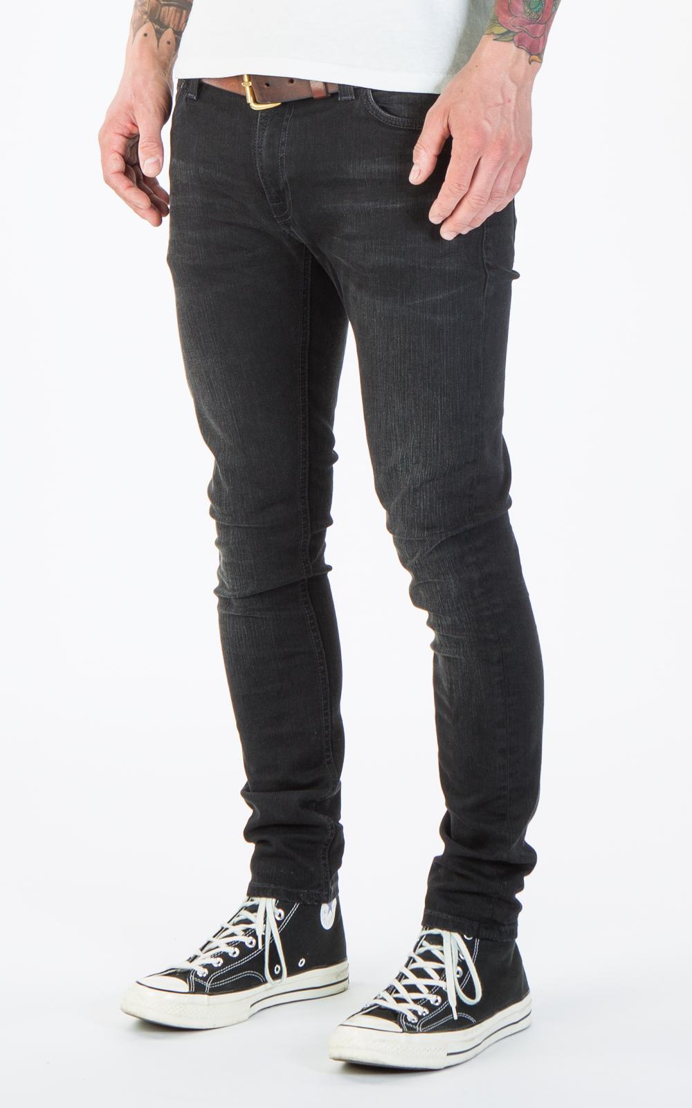 nudie skinny lin black