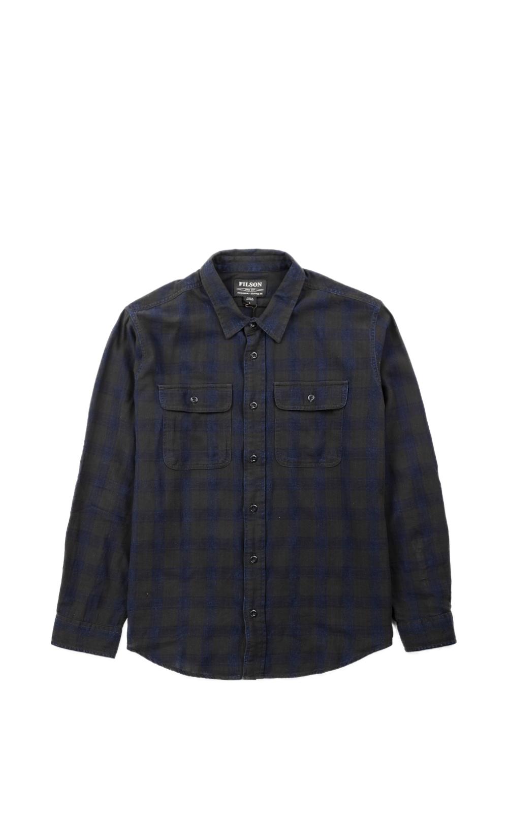 Filson Checked Cotton-twill Shirt in Black, Blue, Checked (Blue) for ...