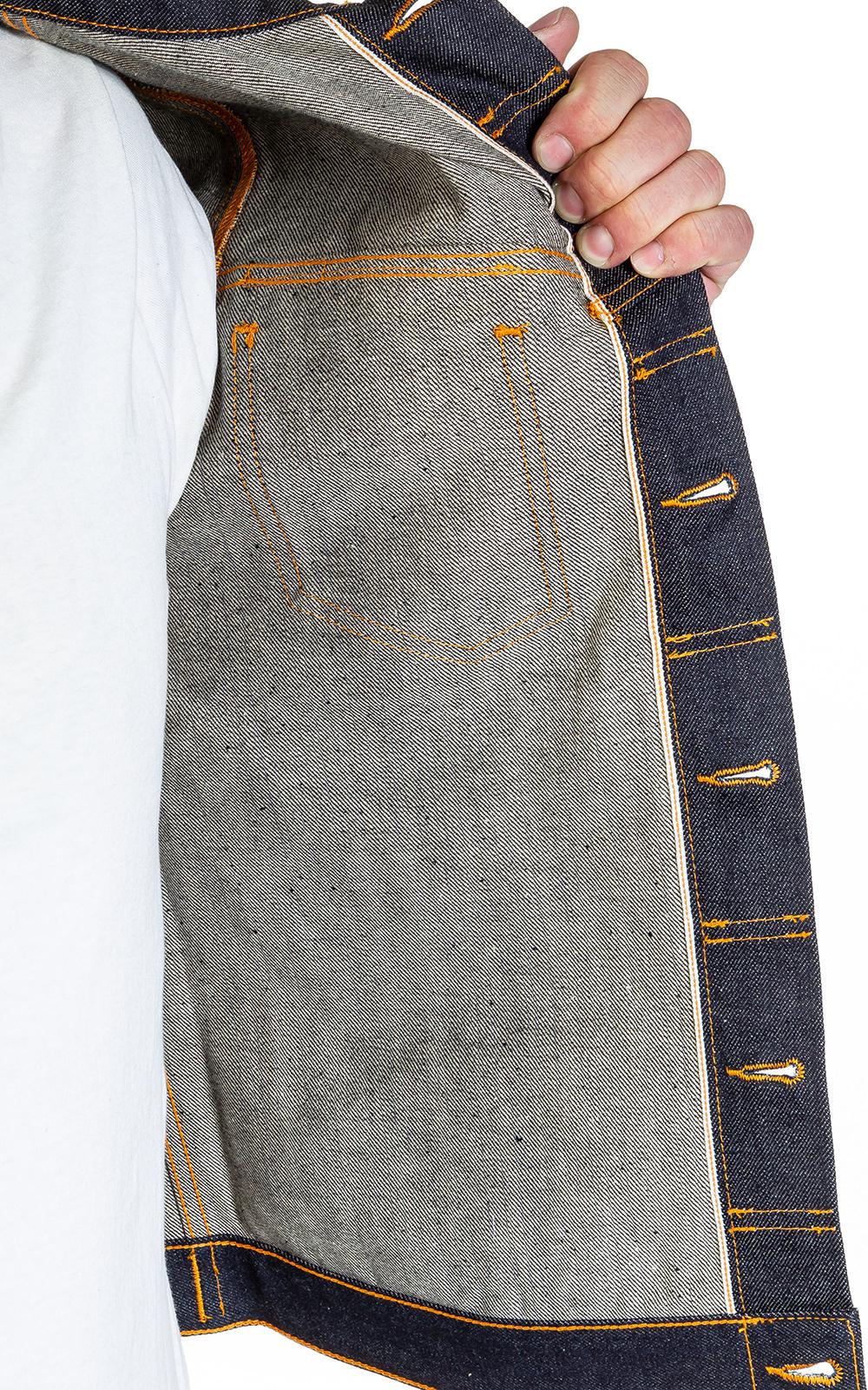 nudie jeans kenny dry orange selvage