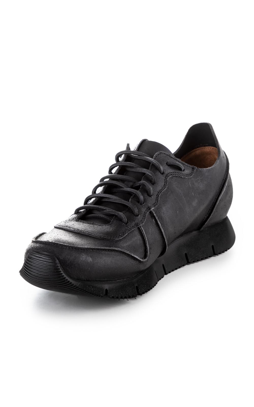 Buttero Leather B5910 Carrera Sneakers Crack Black/black for Men 