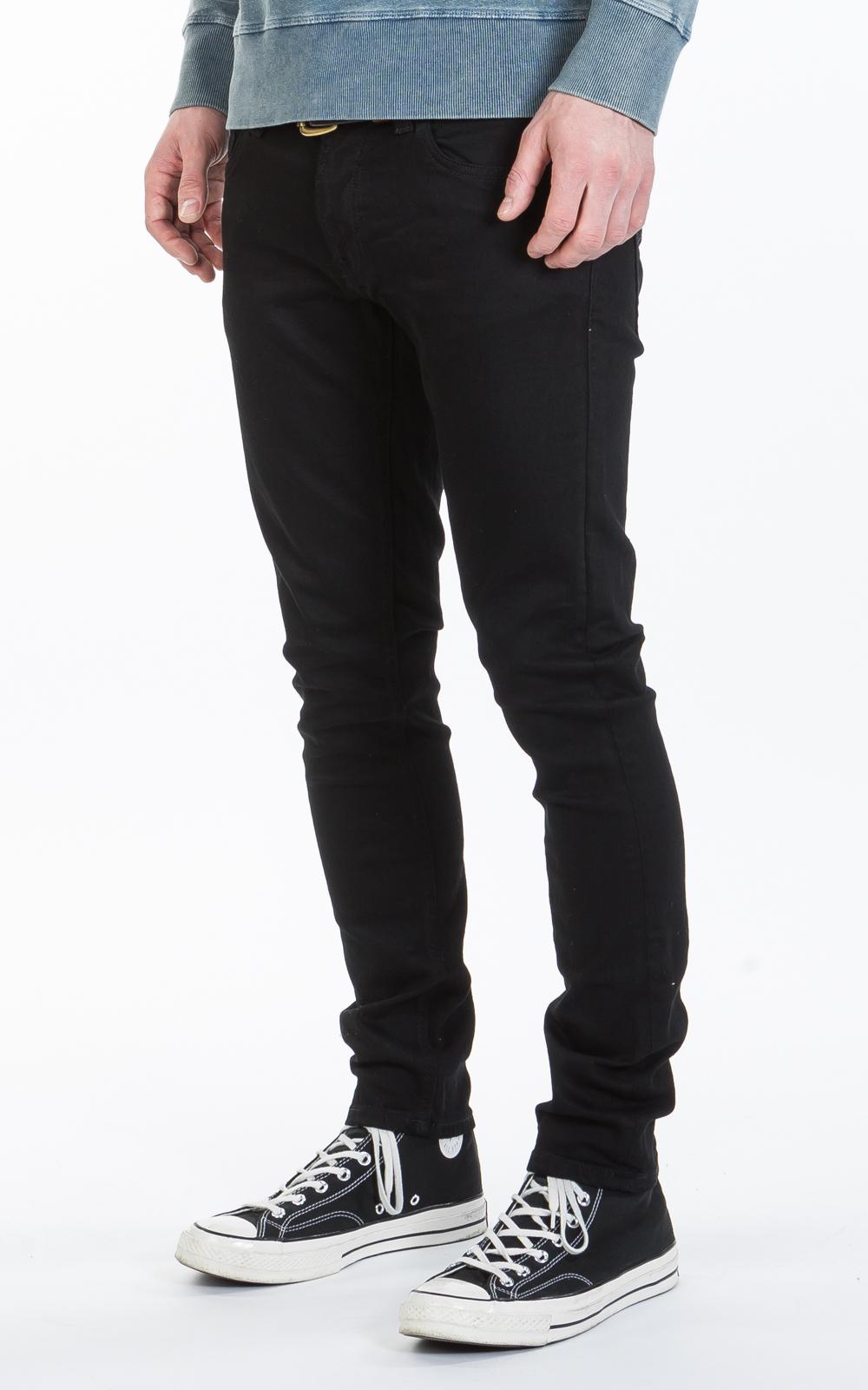 nudie jeans tight terry everblack