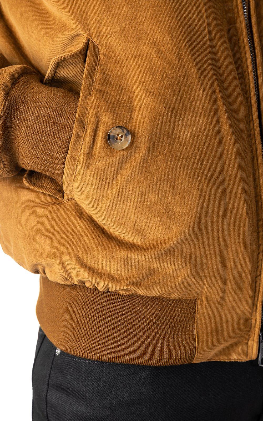 Baracuta Corduroy G9 Original Harrington Jacket Winter Cord Caramel for