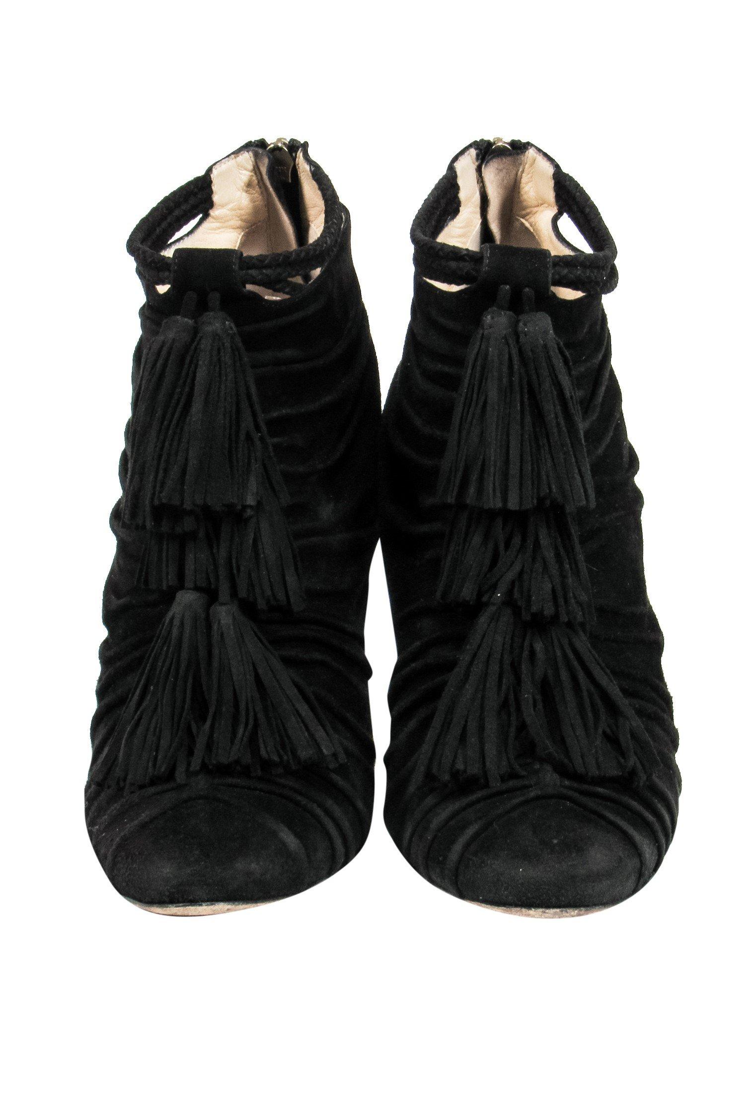 jimmy choo black booties