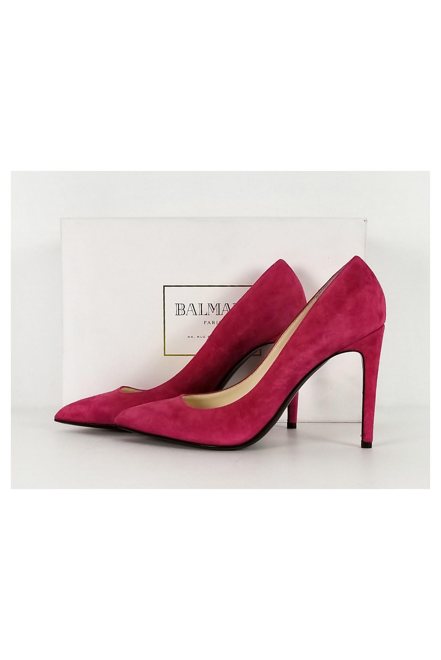hot pink suede shoes