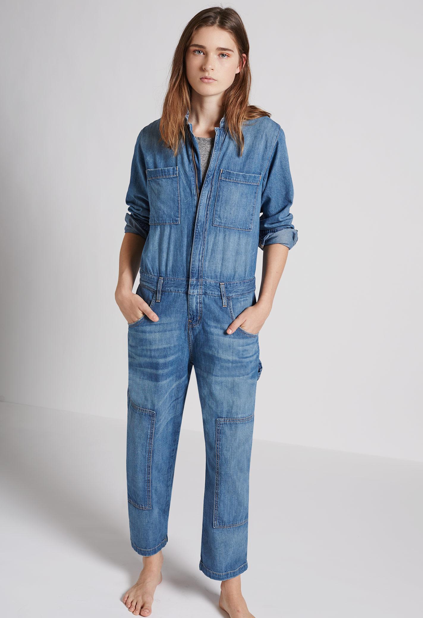 blue janitor jumpsuit