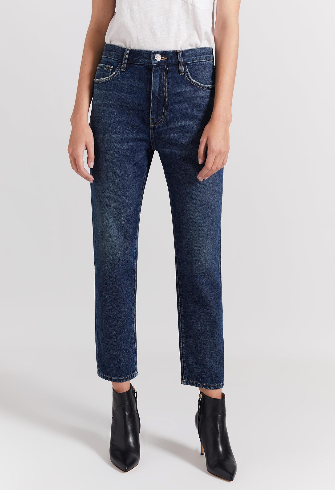 Current/Elliott Denim The Vintage Cropped Slim Jean in Blue - Lyst