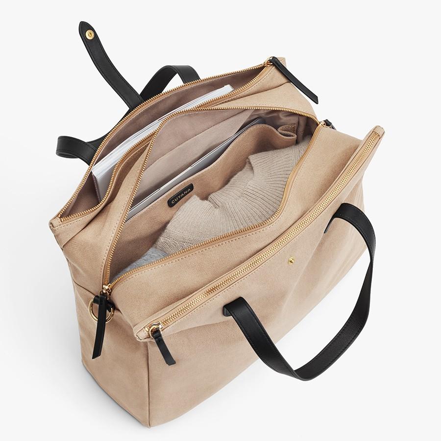 cuyana triple zipper overnight