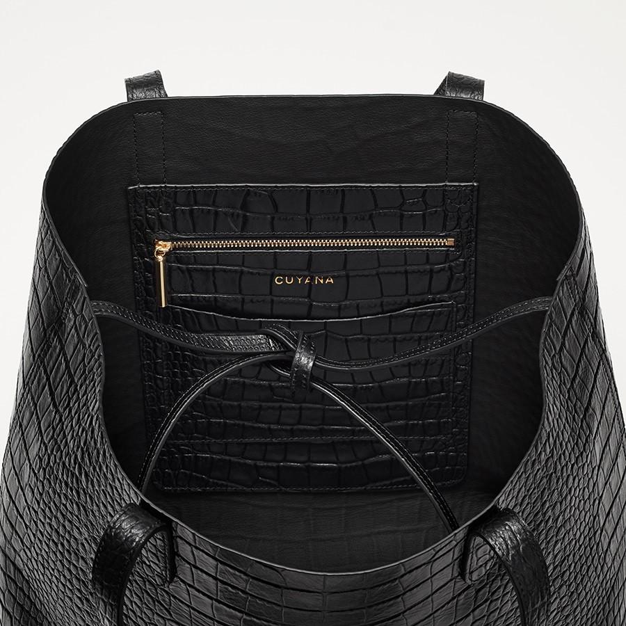 cuyana croc tote