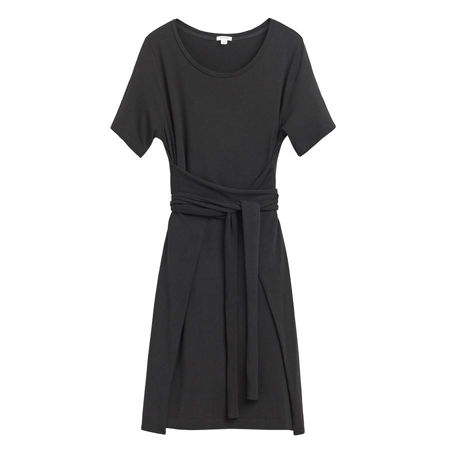 cuyana wrap maxi dress