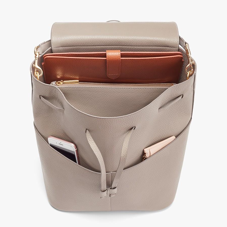 cuyana large leather backpack